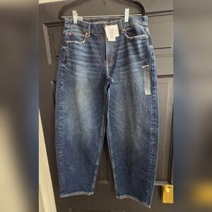 American Eagle Barrel Jeans 6 Long NWT